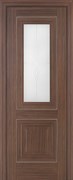 Дверное полотно Silecio 606 Noce Moca Nuovo со стеклом Fondendo C Дверное полотно Silecio 606 Noce Moca Nuovo со стеклом Fondendo C