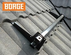 Снегозадержатель трубчатый BORGE для композитной черепицы Снегозадержатель трубчатый BORGE для композитной черепицы