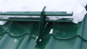 Снегозадержатель трубчатый для металлочерепицы Снегозадержатель трубчатый для металлочерепицы